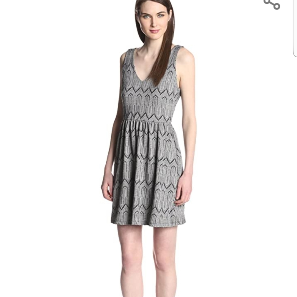 Lucky Brand: Geometric Fit & Flare Mini Dr…